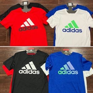 2 NWT adidas Youth 2-pack Performance Tee - M (10/12)